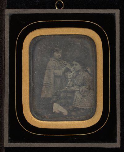 Portrait of Two Daughters of Sophie Eynard-Lullin by Jean Gabriel Eynard